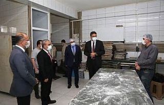 Vali Çelik fırın işletmecilerinde incelemelerde...