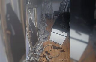 Van’da ev yangını