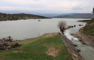 Yağışlı havalar Bolu’nun içme suyu göletini...
