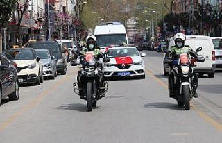 Yalova’da polis, jandarma ve belediye araçlarından...