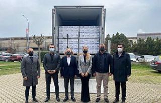 Yardım kolileri DOSAB’dan yola çıktı