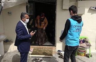 Yardım kolileri ihtiyaç sahiplerinin evlerine kadar...