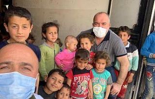 Yardımlar Suriye’ye ulaştı