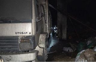 Yem fabrikasında çıkan yangın korkuttu