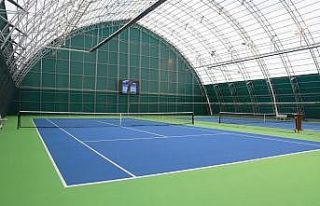 Yenilenen ESOGÜ kapalı tenis kortları hizmete girdi