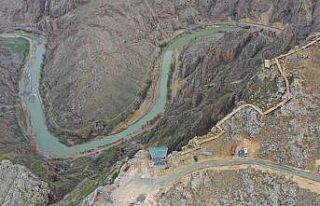 Yerden 200 metre yüksekliğe yapıldı, nefes kesecek