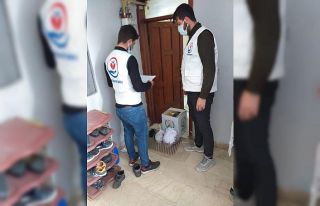 Yetimler Vakfından ihtiyaç sahibi ailelere destek