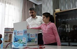 Yıldırım’dan kanser hastası çocuklara kutu...