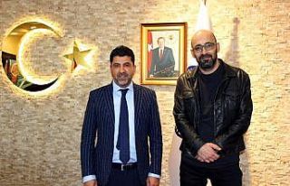 Yönetmen Onur Tan, ADÜ Rektörü Aldemir ile görüştü