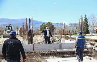 Yöresel Ürünler Satış Merkezi inşaatı 240 günde...