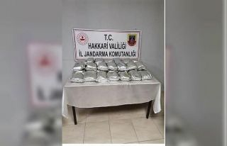 Yüksekova’da 35 kilo eroin ele geçirildi