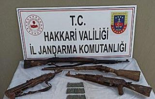 Yüksekova’da silah ele geçirildi