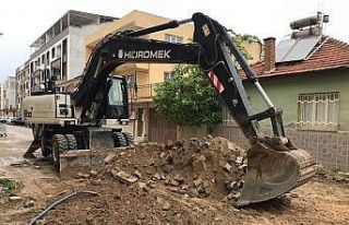 Yunusemre’den Muradiye’de yol çalışması