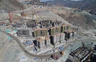 Yusufeli yeni ilçe merkezinde jeofizik etüt çalışmaları...