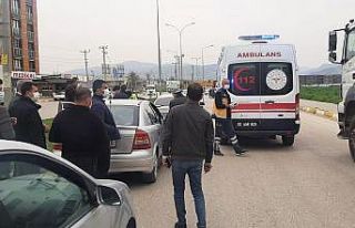 Zincirleme kazada 1 kişi yaralandı