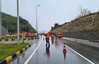 Zonguldak-İstanbul karayolu ulaşıma kapandı