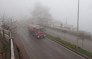 Zonguldak sis altında kaldı