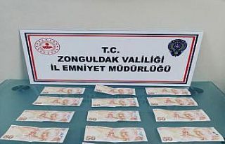 Zonguldak’ta sahte para ele geçirildi