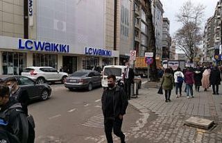 Zonguldak’ta tedirgin eden kalabalık