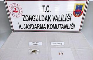 Zonguldak’ta uyuşturucu madden kullanan 2 kişi...