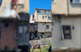 12 metreden zemine çakıldı, hayata tutundu