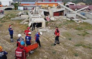 15. Bölge UMKE kentleri tatbikatı Afyonkarahisar’da...