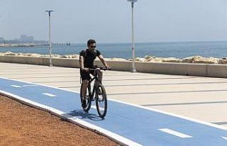 18,2 kilometrelik Bisiklet Yolu Projesinin yüzde...