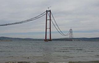 1915 Çanakkale Köprüsü’nün ana halat kablo...