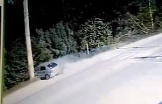 1 kişinin öldüğü feci kazanın güvenlik kamerası...