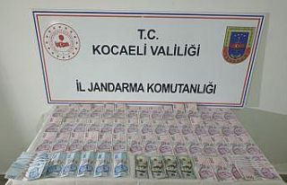 39 bin 865 liralık sahte para ile yakalanan 9 kişi...