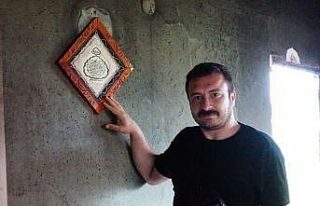 6 ev yandı ama duvarda asılı duran ‘Bereket’...