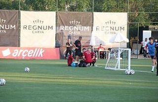 A Milli Futbol Takımı hazırlıkları sürdürdü
