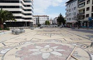 Açık hava galerisi gibi cadde