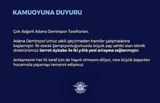 Adana Demirspor, Samet Aybaba ile yola devam edecek