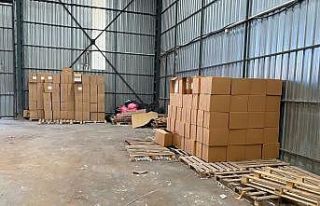 Adana’da 12 milyon kaçak makaron ele geçirildi