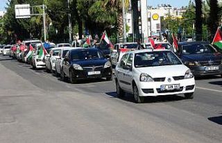 Adıyaman’da Kudüs için Kıyam konvoyu düzenlendi