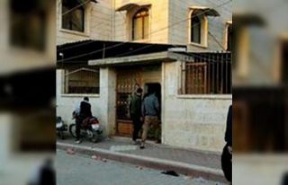 Afrin’de bayram namazında Filistin için dua edildi