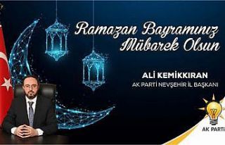 AK Parti İl Başkanı Kemikkıran, Ramazan Bayramı’nı...