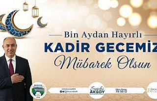 Aksoy’dan Kadir Gecesi mesajı