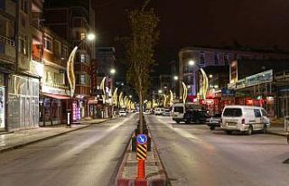 Alaçam Caddesi görsel dokunuşla ışıl ışıl