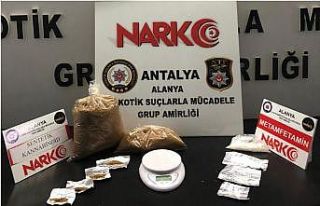 Alanya’da uyuşturucu operasyonu: 1 kilo 29 gram...