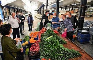 Altınordu’da pazar alanlarında güvenli alışveriş