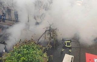 Altınova’da odunluk yangını