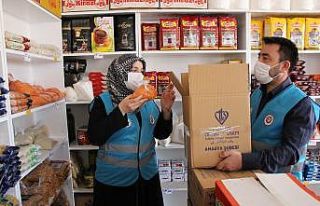 Amasya Müftülüğü gıda kolisi alışverişini...