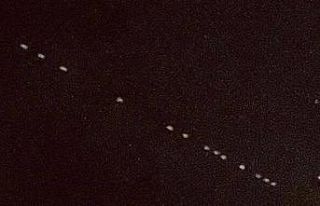 Ankara semalarında “Starlink” uyduları görüldü