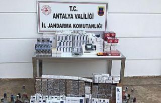 Antalya’da kaçak alkol, bandrolsüz sigara ve tütün...
