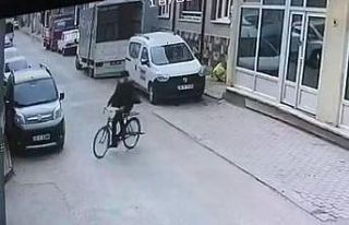 Apartmandan bisiklet çaldı