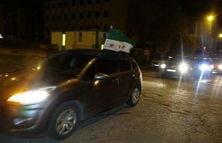 Ardahan’da İsrail’e öfke Filistin’e destek...