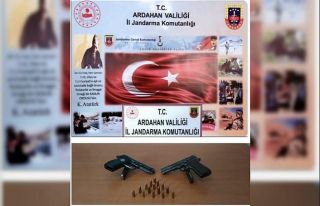 Ardahan’da operasyon: 2 ruhsatsız silah ele geçirildi,...