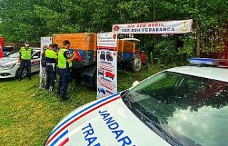 Artan traktör kazaları jandarmayı harekete geçirdi